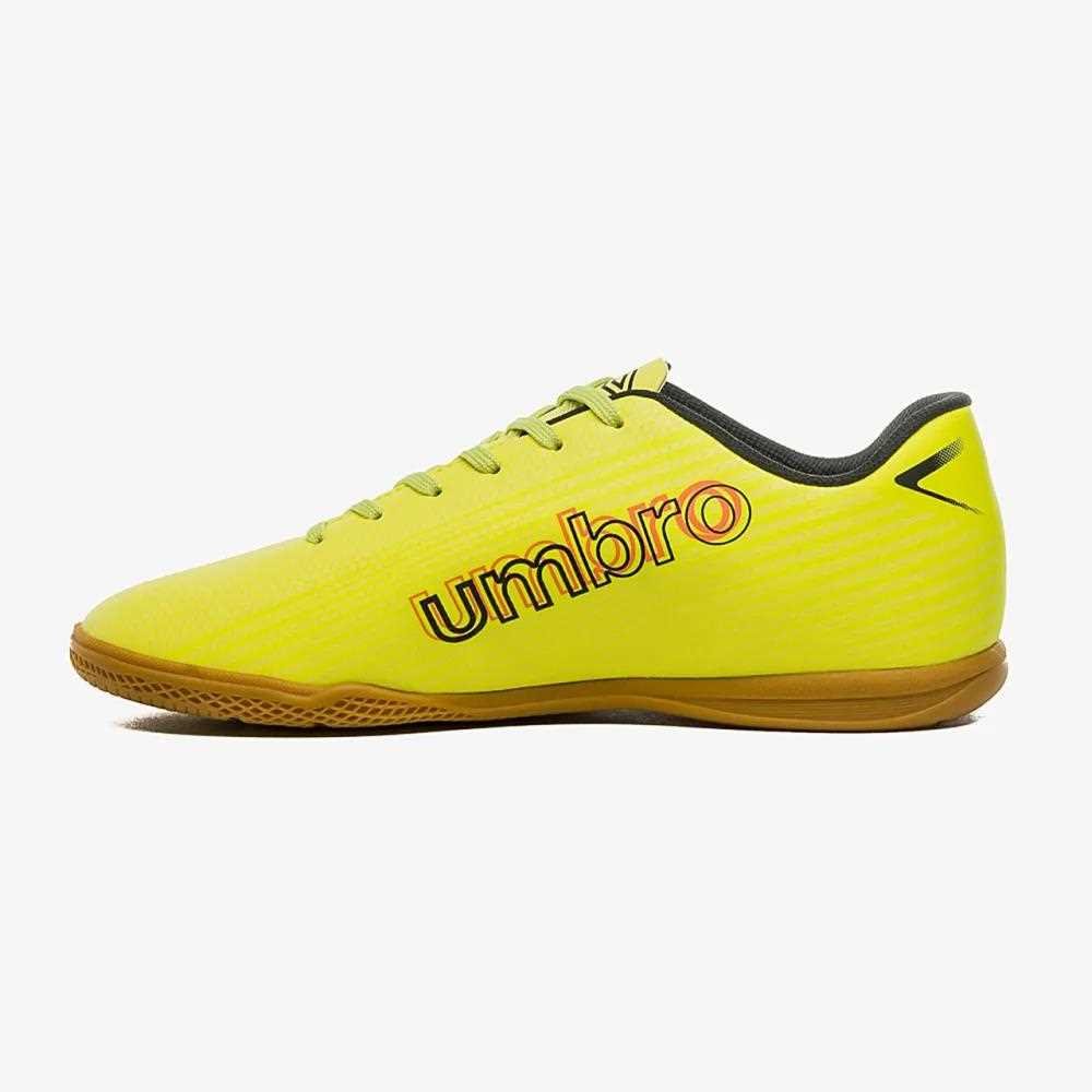 Chuteira Futsal Umbro Arcade Verde Limão Amarelo 3