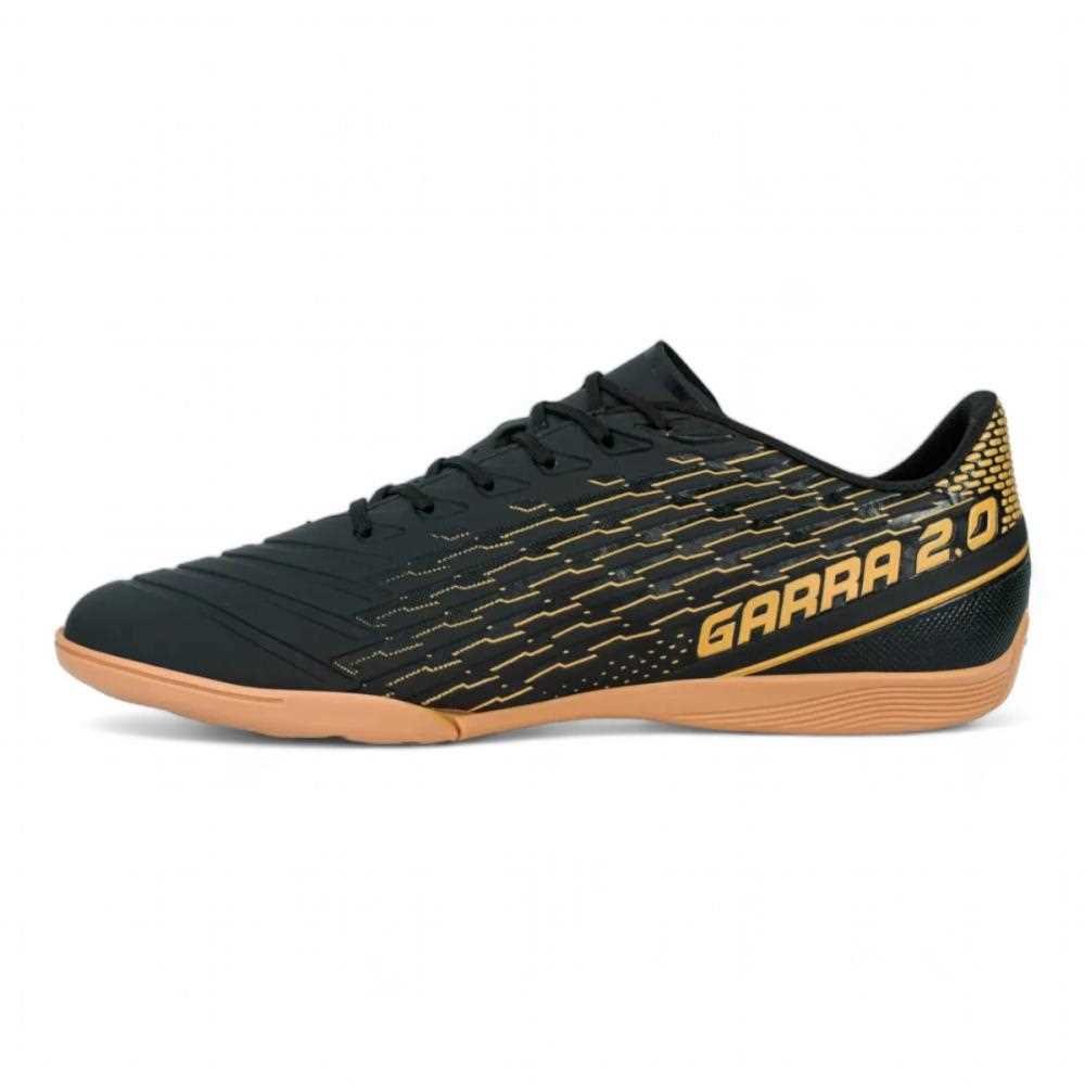 Chuteira Futsal Penalty Garra 2 Preta com Dourado Preto/Dourado 2
