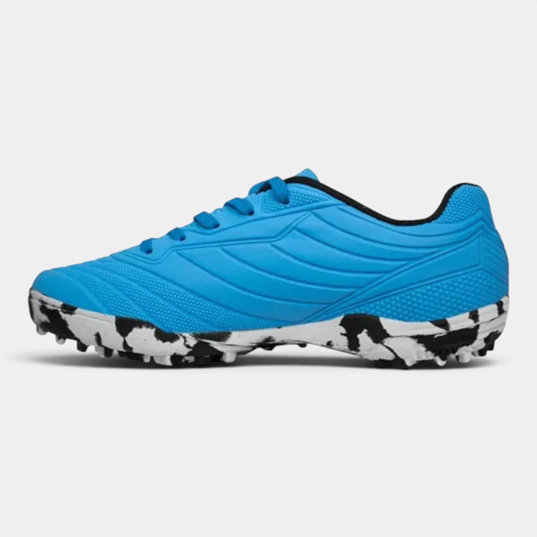 Chuteira Society Infantil Penalty Matis Kids XXI Azul Celeste Azul 3