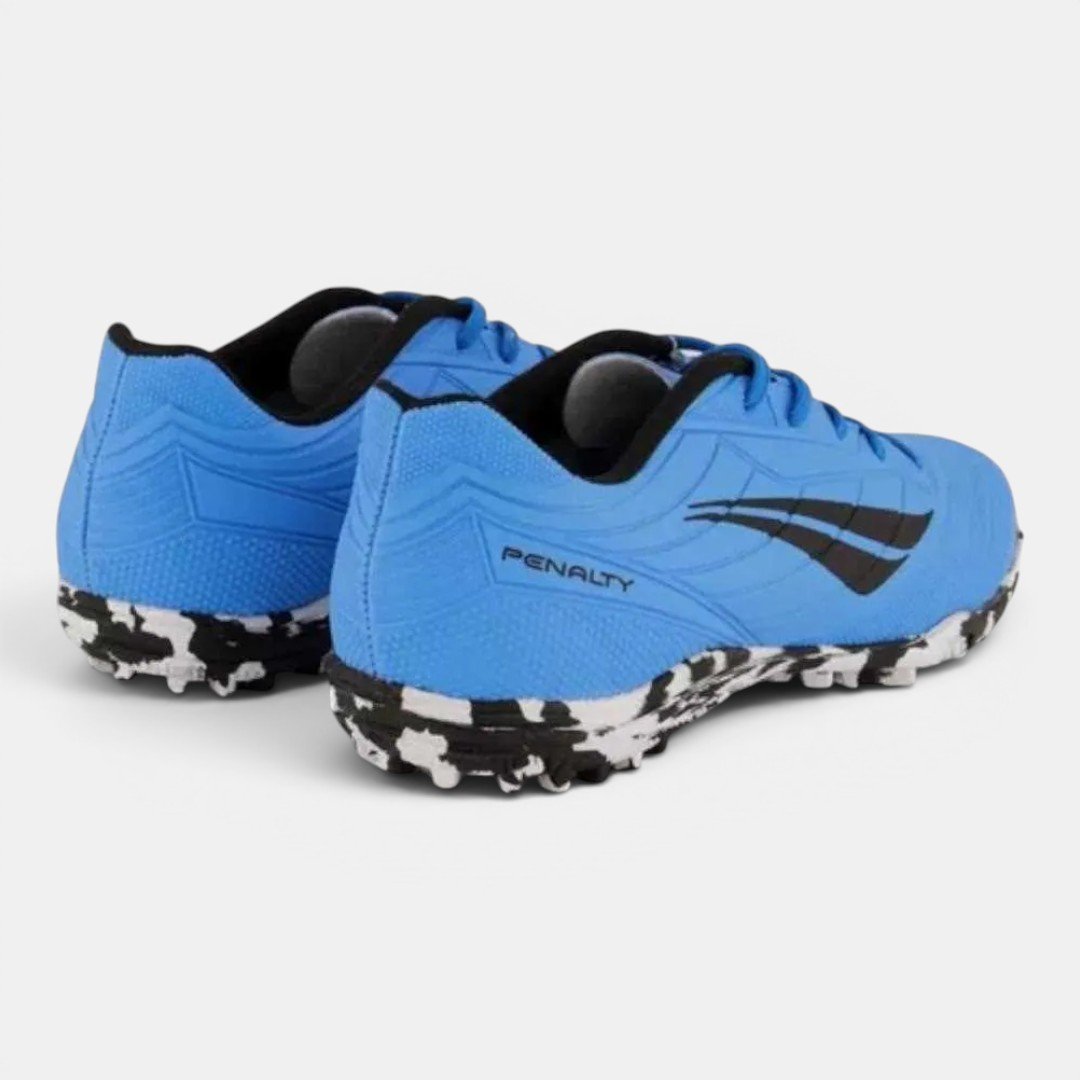 Chuteira Society Infantil Penalty Matis Kids XXI Azul Celeste Azul 5