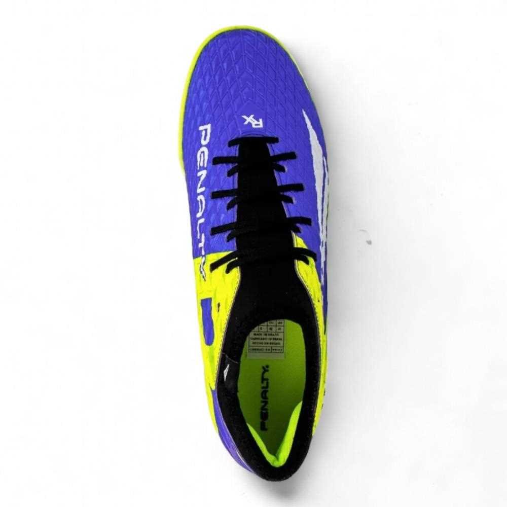 Chuteira Futsal Penalty Rx Locker 3 Azul Azul/Amarelo 4