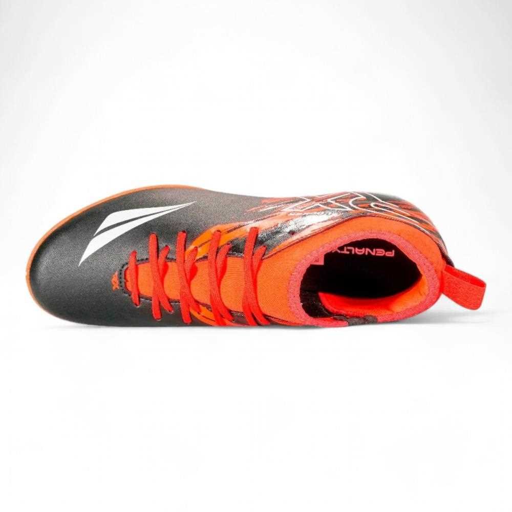 Chuteira Futsal Penalty Rx Locker 4 Preta com Laranja Preto/Laranja 5
