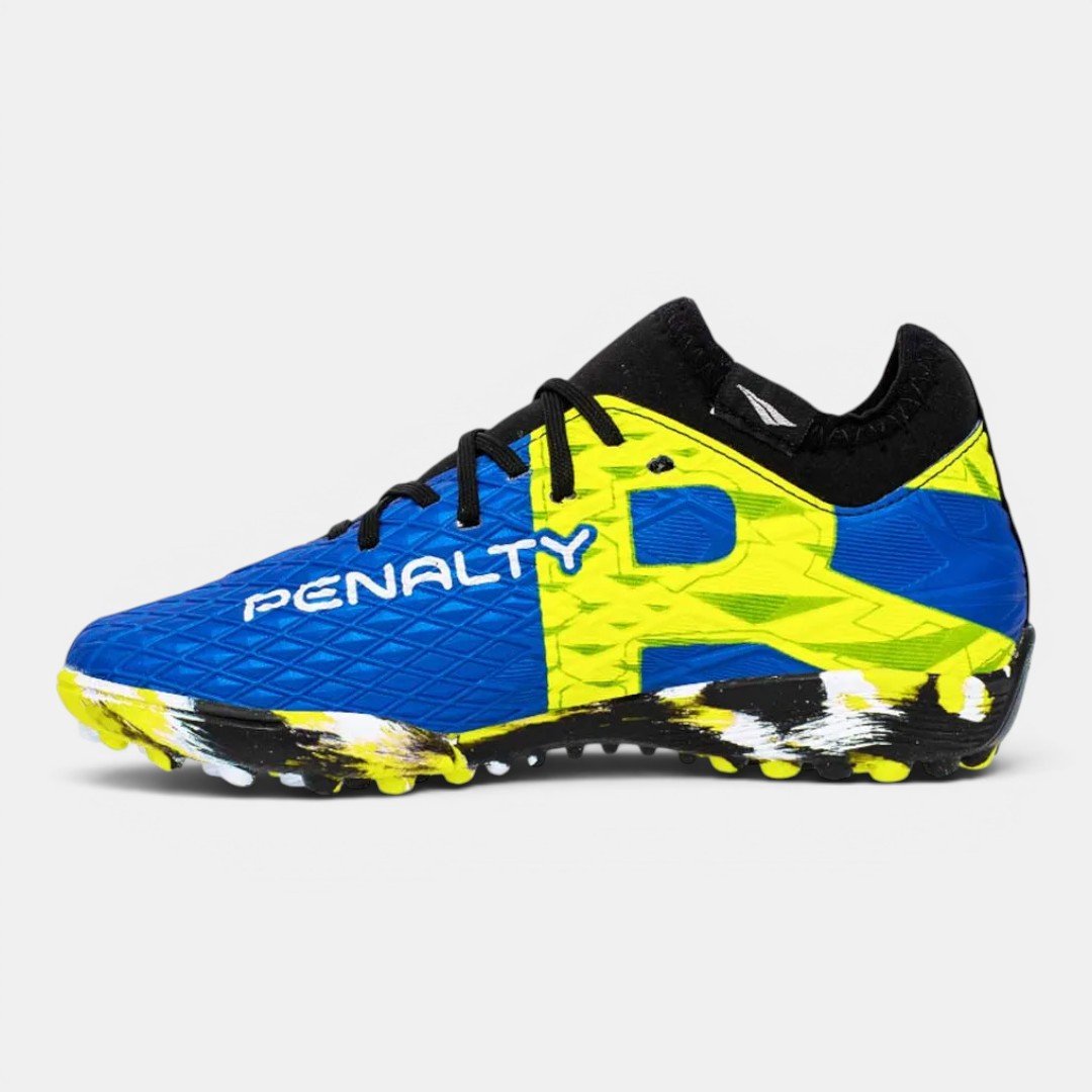 Chuteira Society Infantil Penalty RX Locker 3 Azul Royal Azul 2