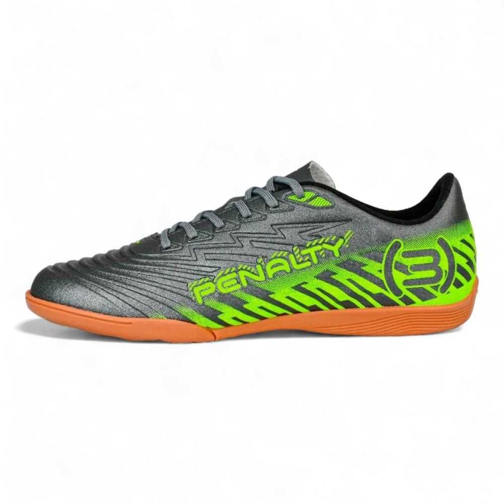 Chuteira Futsal Penalty Bravo 3 Chumbo Cinza 2