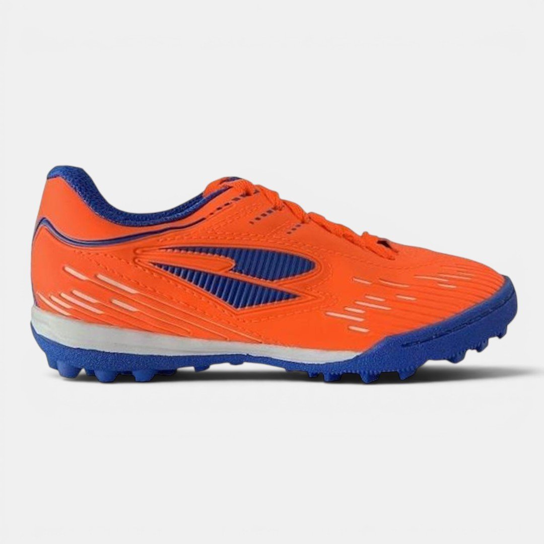 Chuteira Dray Society Laranja com Azul
