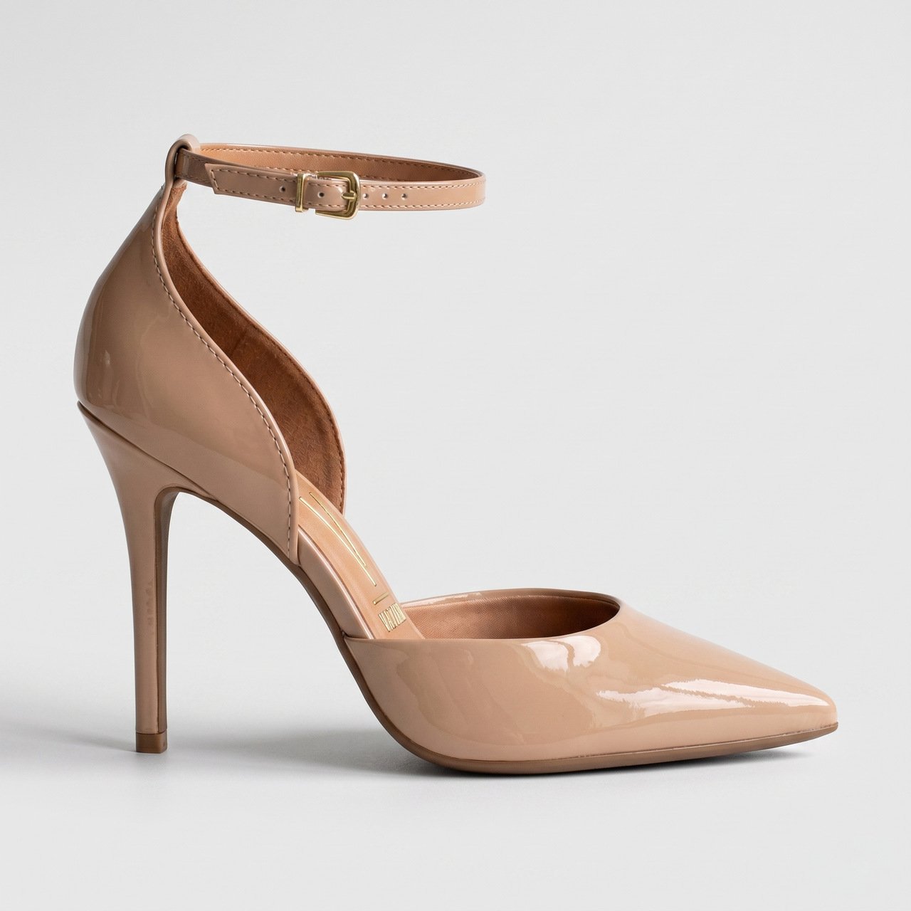 Sapato Scarpin Vizzano Verniz Bege