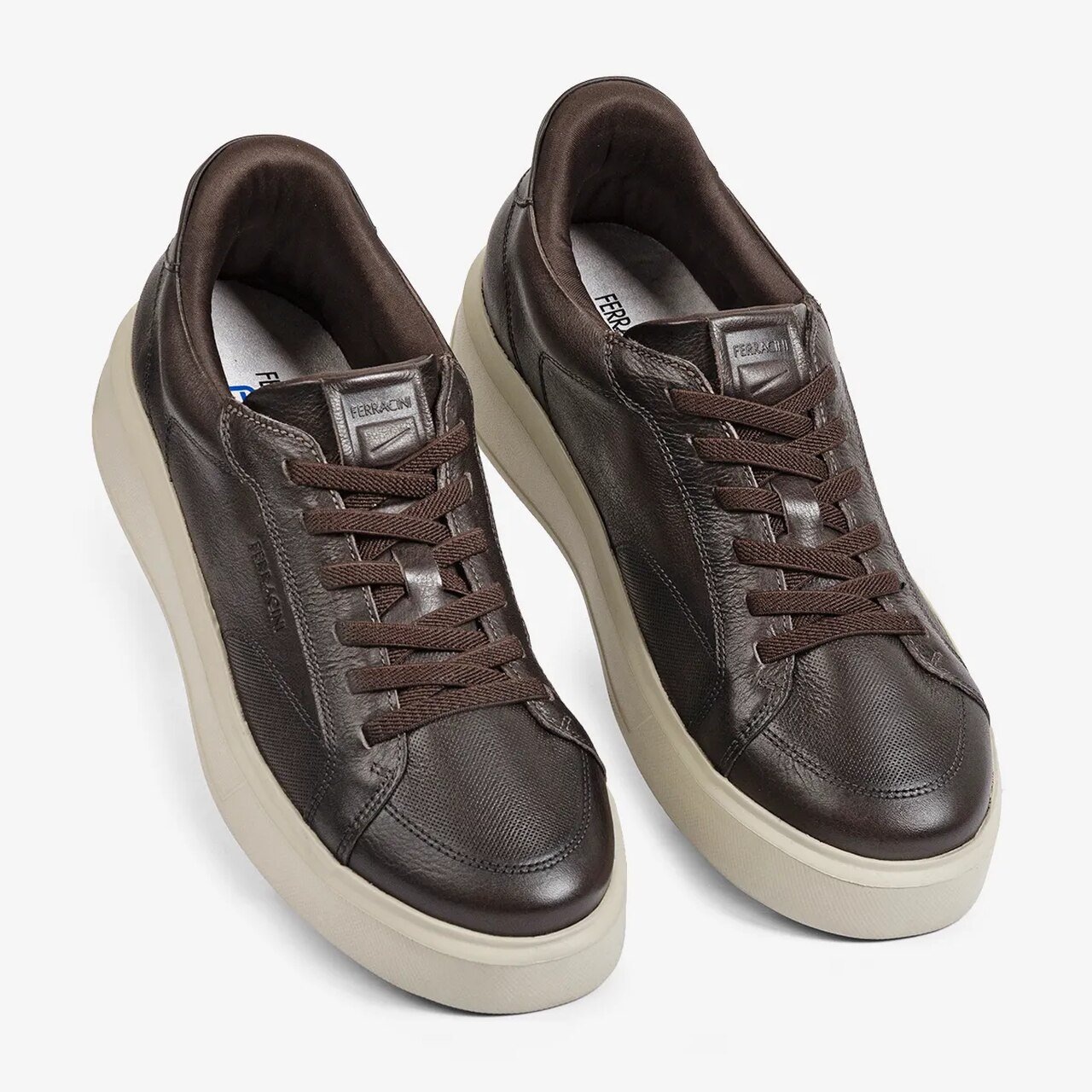 Sneaker Ferracini Masculino Café Flip Classic Marrom 2