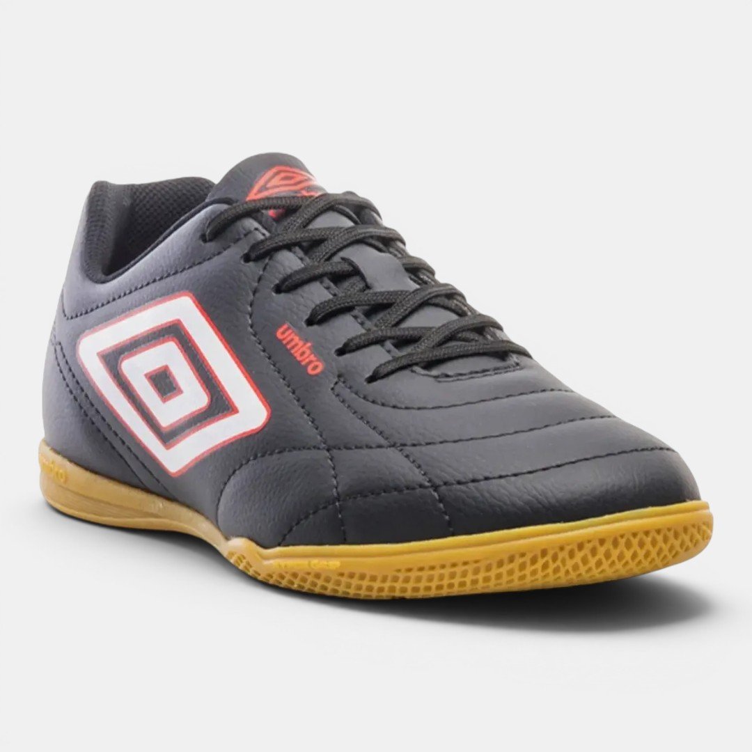 Chuteira Futsal Umbro Class Footballer Preta Preto 2