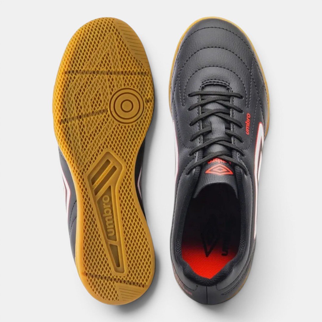 Chuteira Futsal Umbro Class Footballer Preta Preto 5