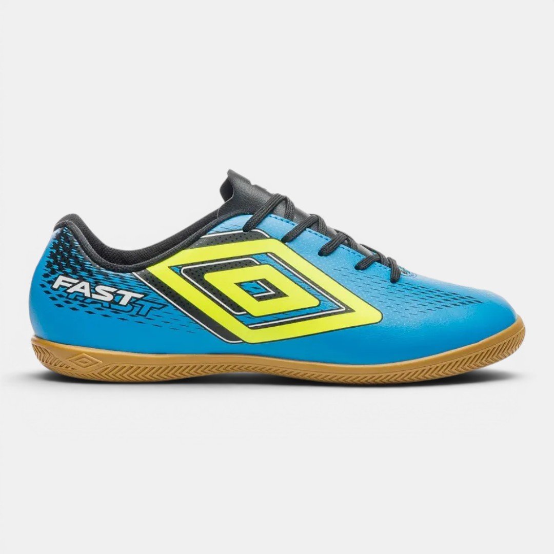 Chuteira Futsal Umbro Fast II Jr Azul