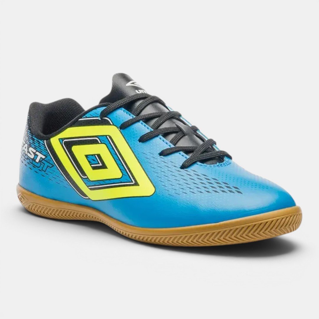 Chuteira Futsal Umbro Fast II Jr Azul Azul 2