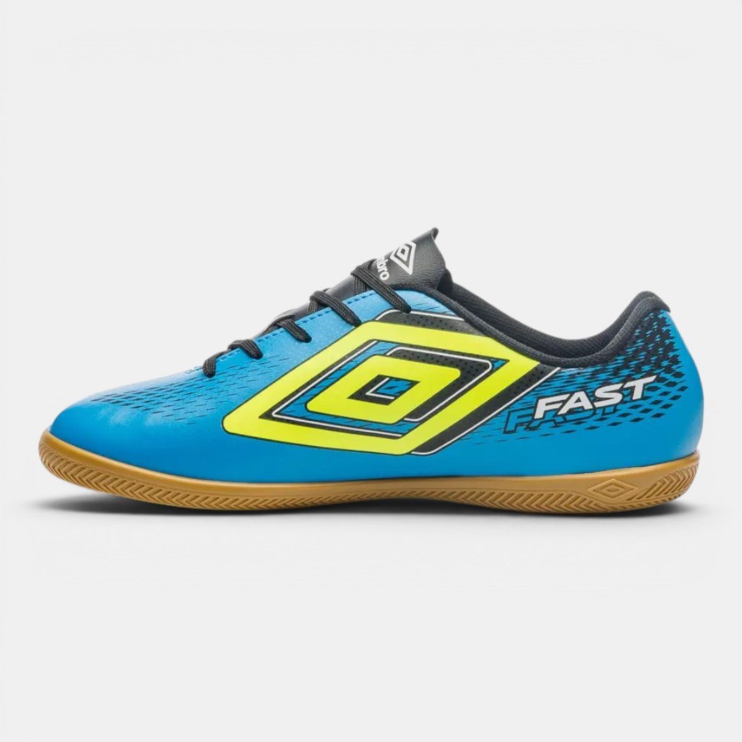 Chuteira Futsal Umbro Fast II Jr Azul Azul 4