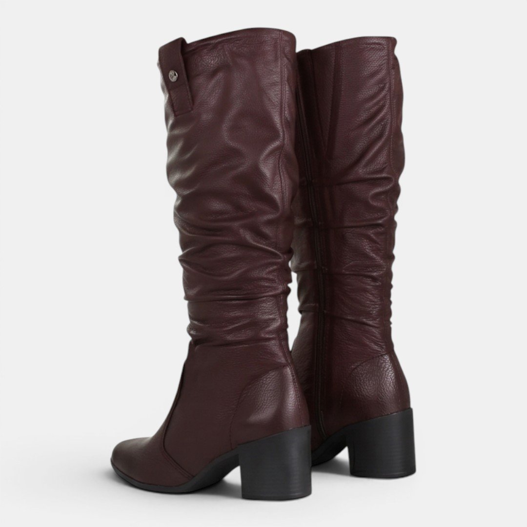 Bota Bottero Montaria Slouchy Cano Longo Marrom Marrom 3