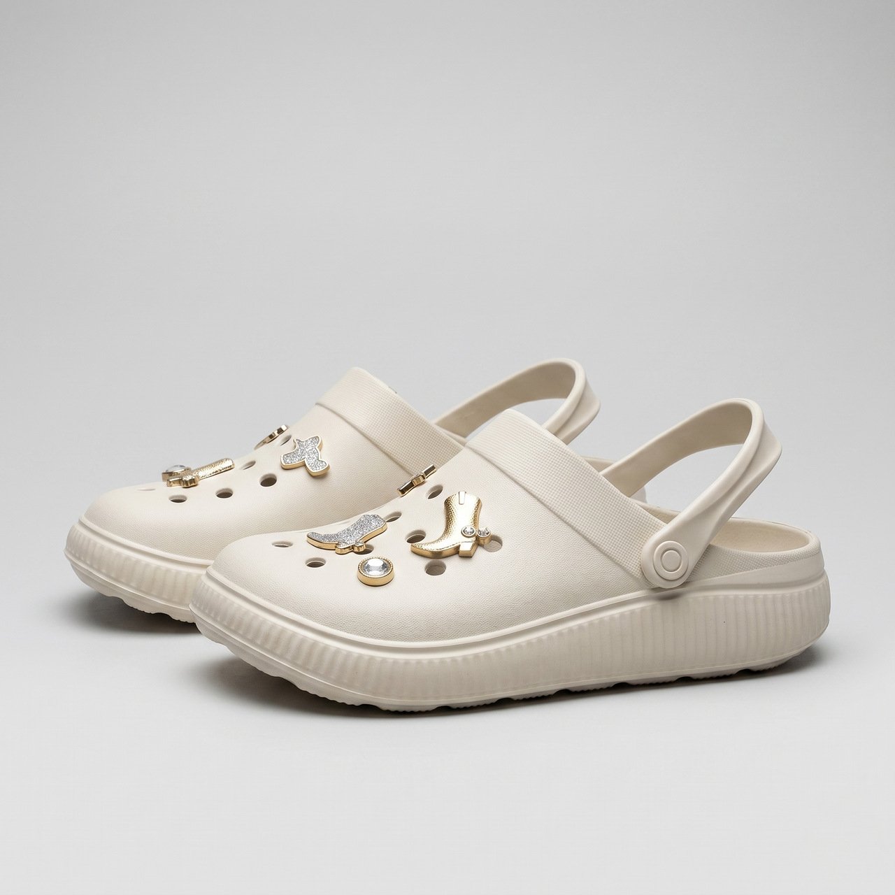 Babuche Moleca Ana Castela Off White Bege 3