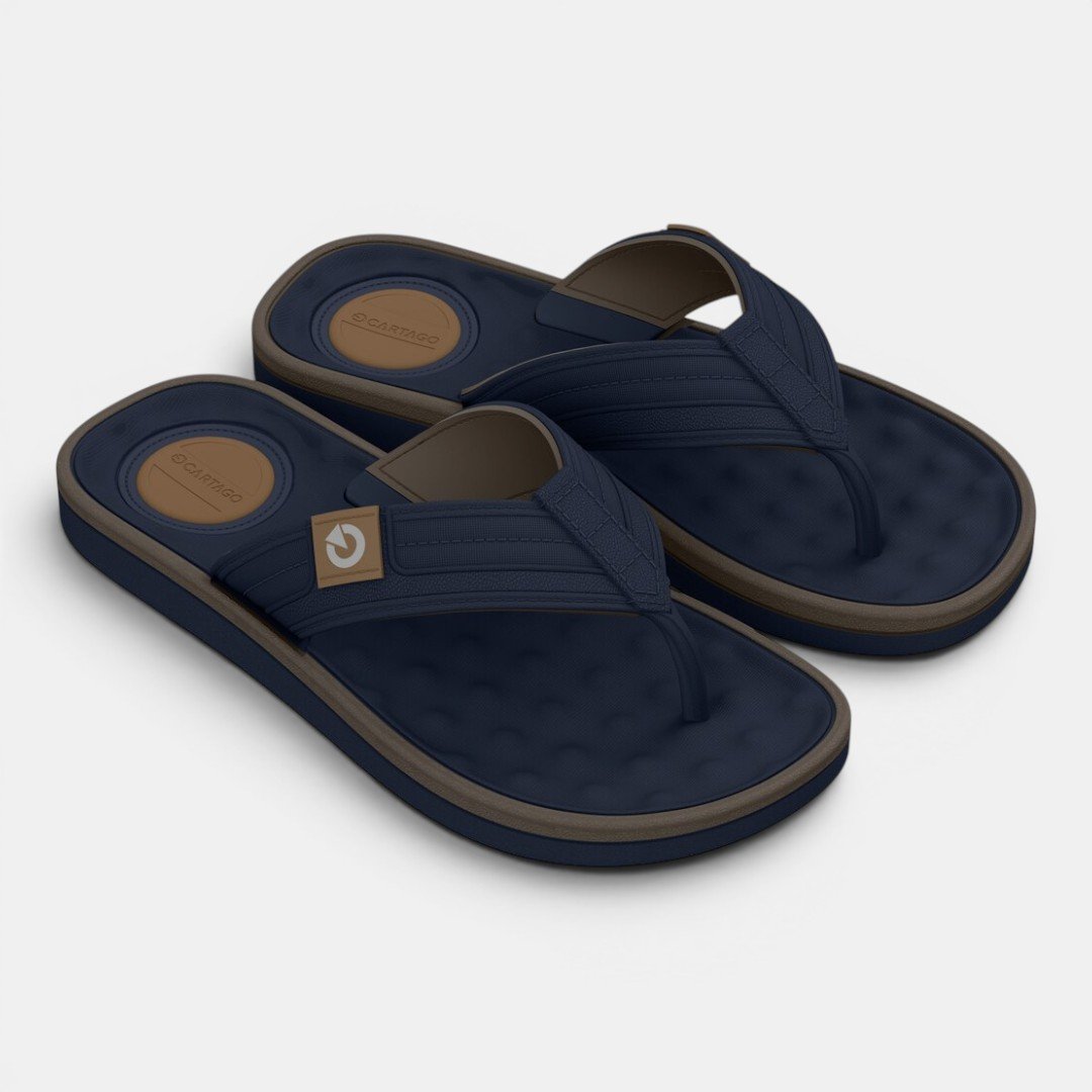 Chinelo De Dedo Infantil Alabama Cartago Azul