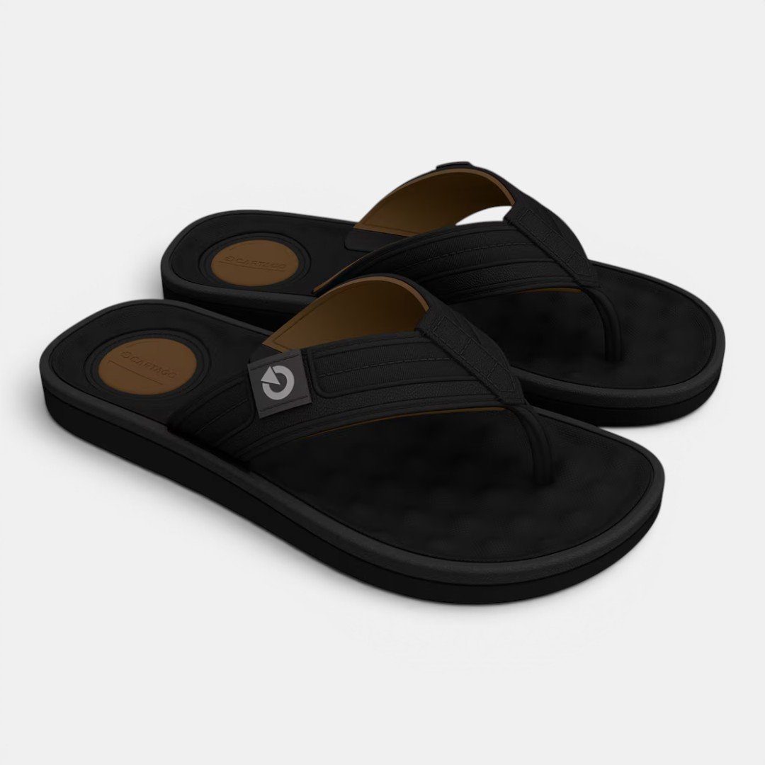Chinelo De Dedo Infantil Alabama Cartago Preto