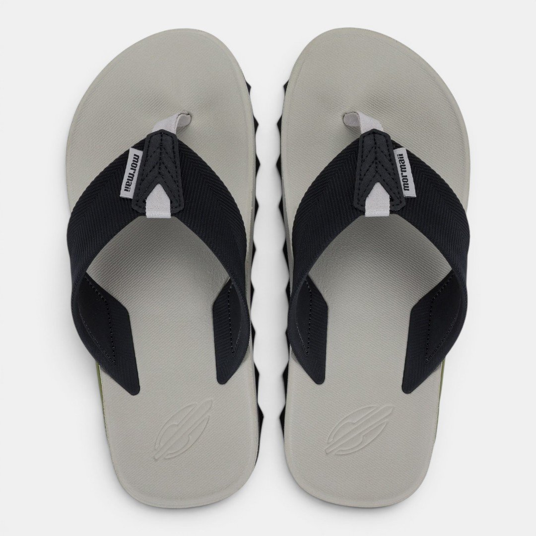 Chinelo de Dedo Branco Snap Mormaii Preto/Bege 3