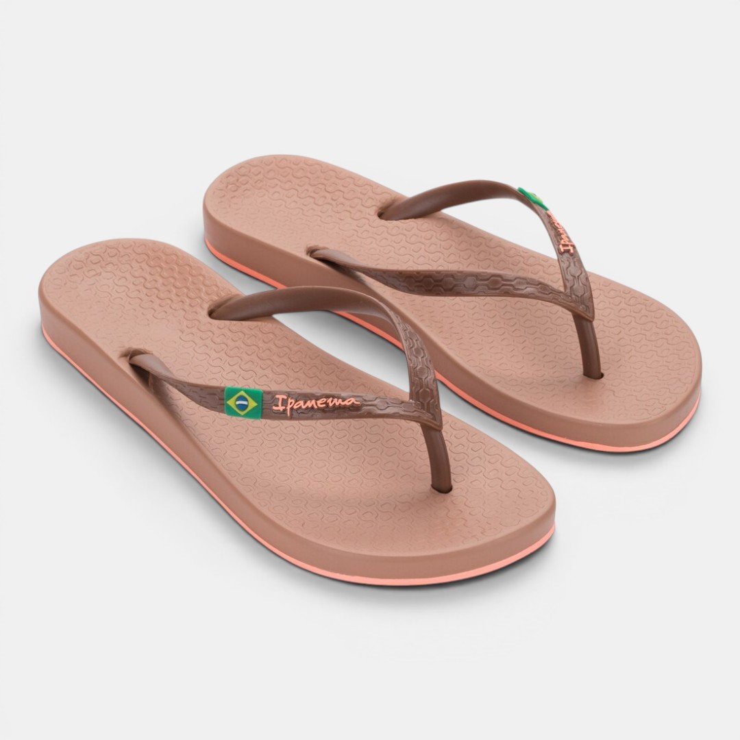 Chinelo Ipanema Anatômica Brasil Marrom