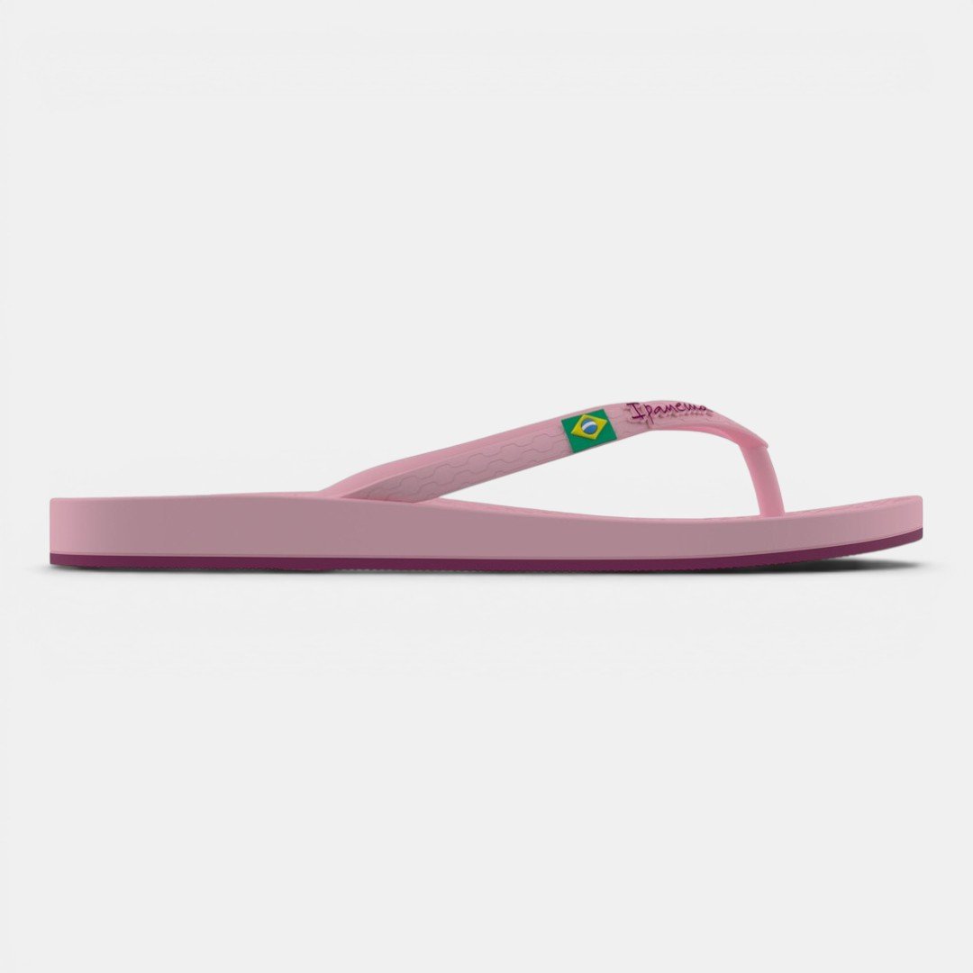 Chinelo Ipanema Anatômica Brasil Rosa Rosa 2
