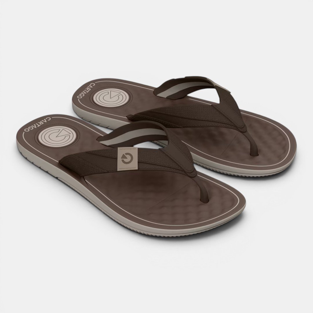 Chinelo Cartago Arizona Masculino Marrom