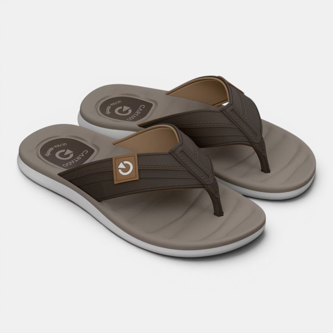 Chinelo Masculino Cartago Sintra II Marrom