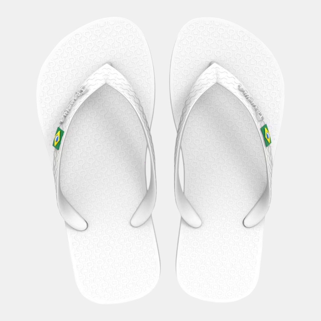 Chinelo Ipanema Brasil Light Branco com Rosa Branco/Rosa 2