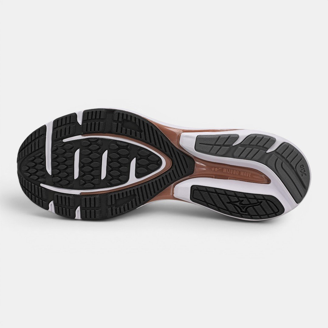 Tênis De Corrida Mizuno Wave Mirai 8 Preto com Rosê Preto/Rosa 3