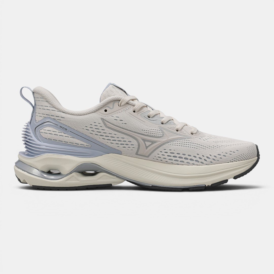 Tênis De Corrida Mizuno Wave Dynasty 8 Bege Bege 4