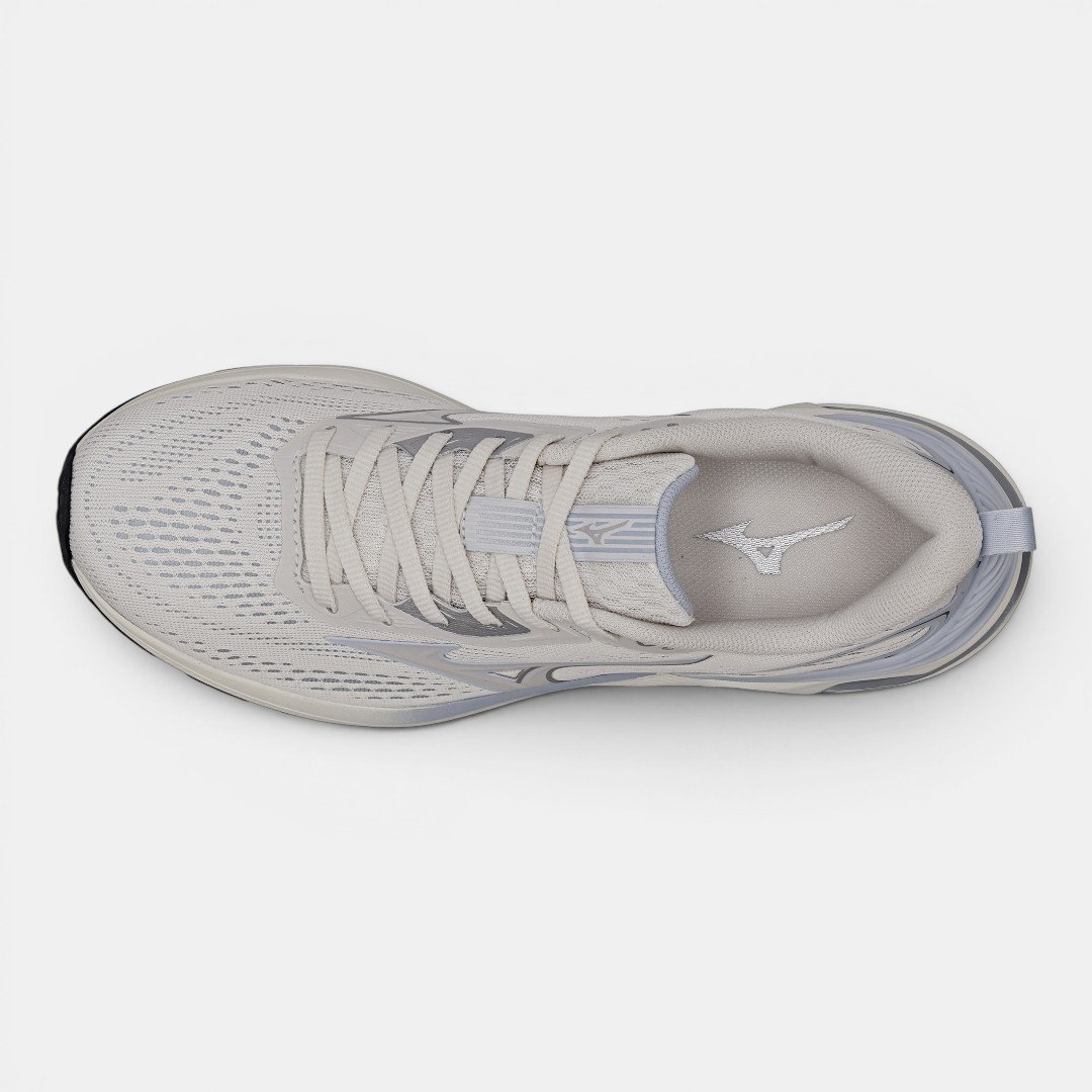 Tênis De Corrida Mizuno Wave Dynasty 8 Bege Bege 5