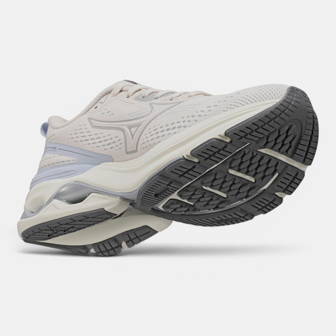 Tênis De Corrida Mizuno Wave Dynasty 8 Bege Bege 7