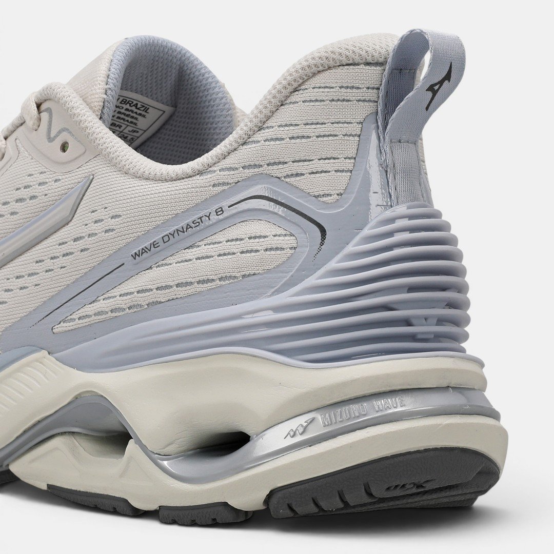 Tênis De Corrida Mizuno Wave Dynasty 8 Bege Bege 8
