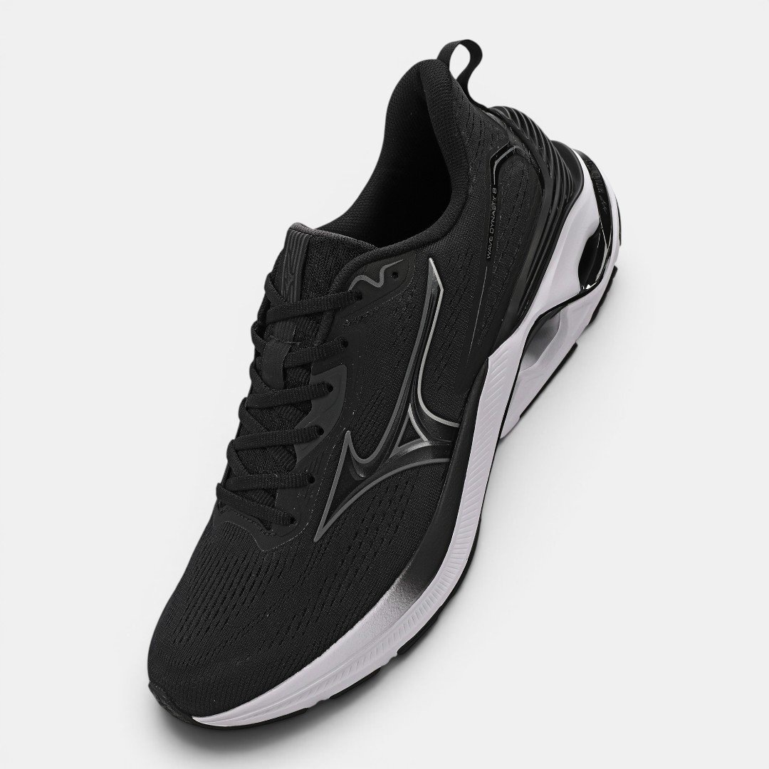 Tênis De Corrida Mizuno Wave Dynasty 8 Preto Preto 2