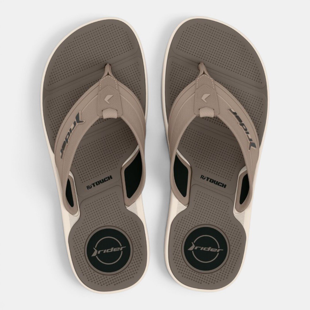 Chinelo Rider Trace Plus Bege Bege 2