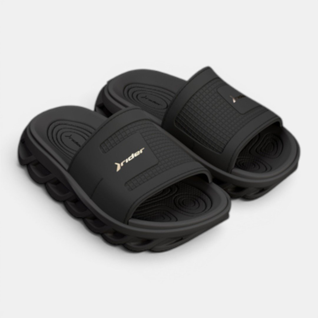 Chinelo Slide Infantil Rider R Power Preto