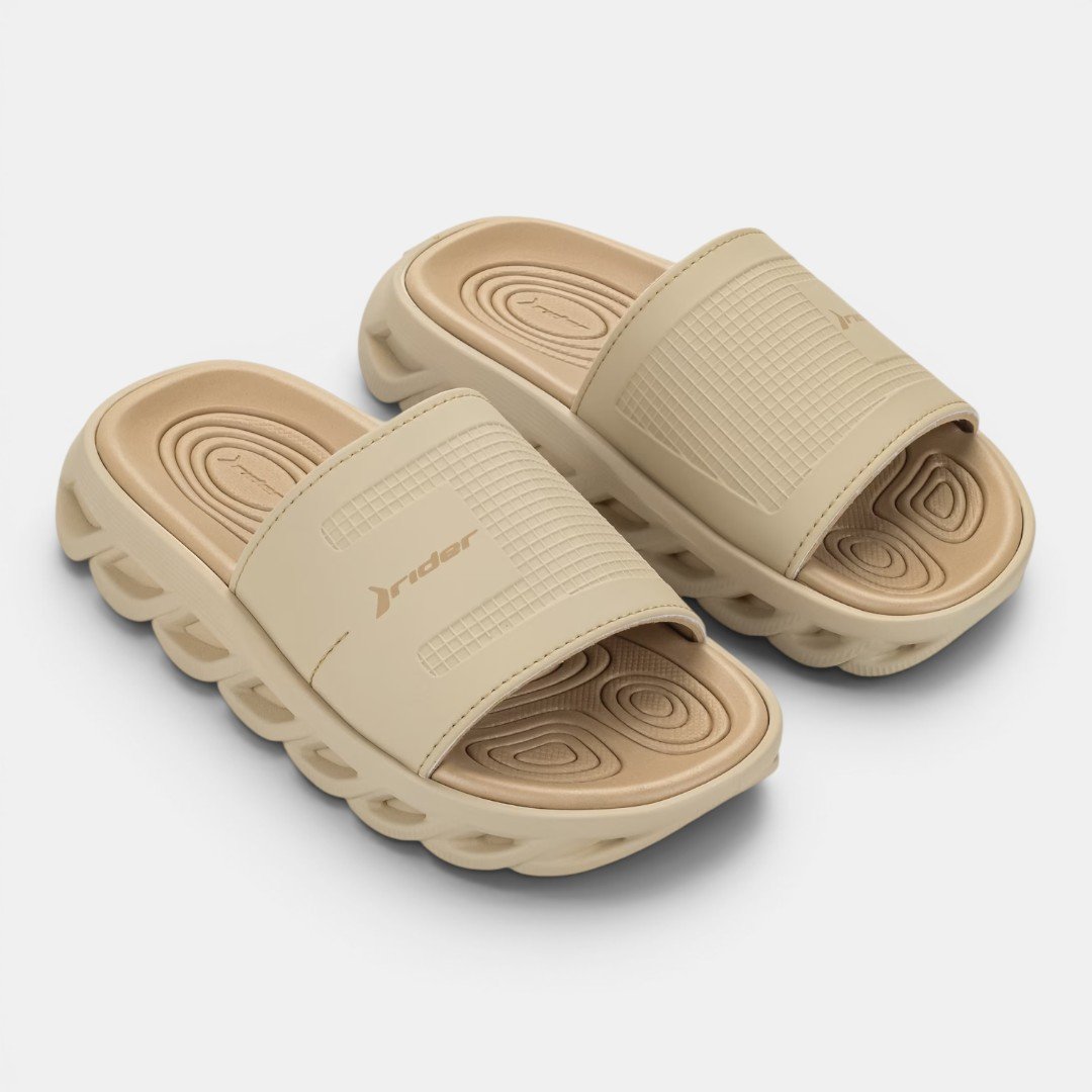 Chinelo Slide Infantil Rider R Power Bege