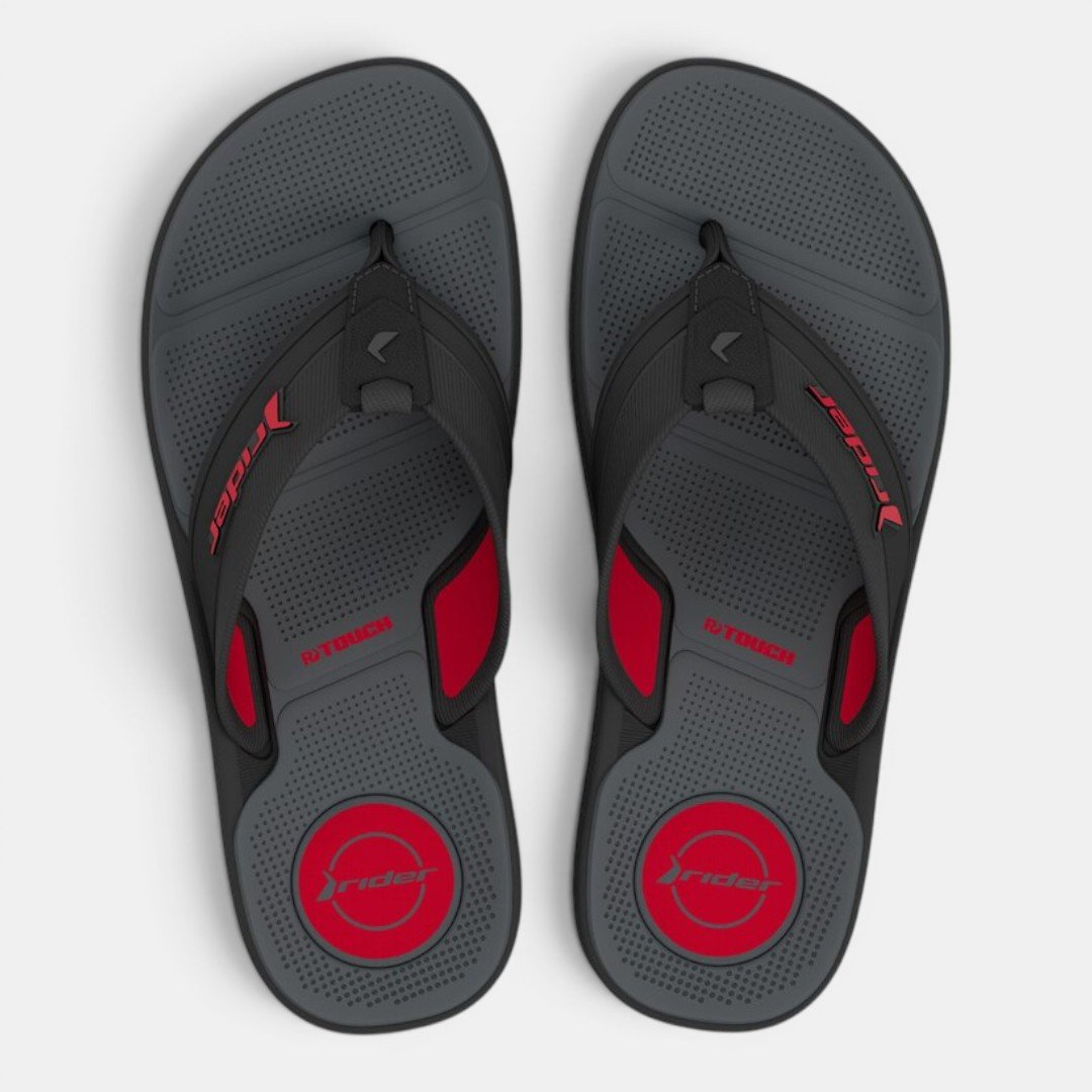 Chinelo Rider Trace Plus Preto Preto 2