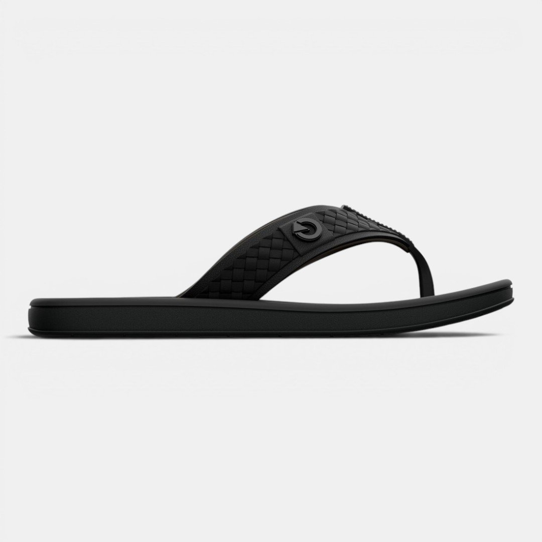 Chinelo Masculino Cartago Coimbra III Preto Preto 2