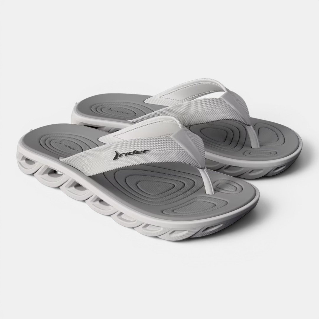 Chinelo Rider R Power Low Branco Branco 2