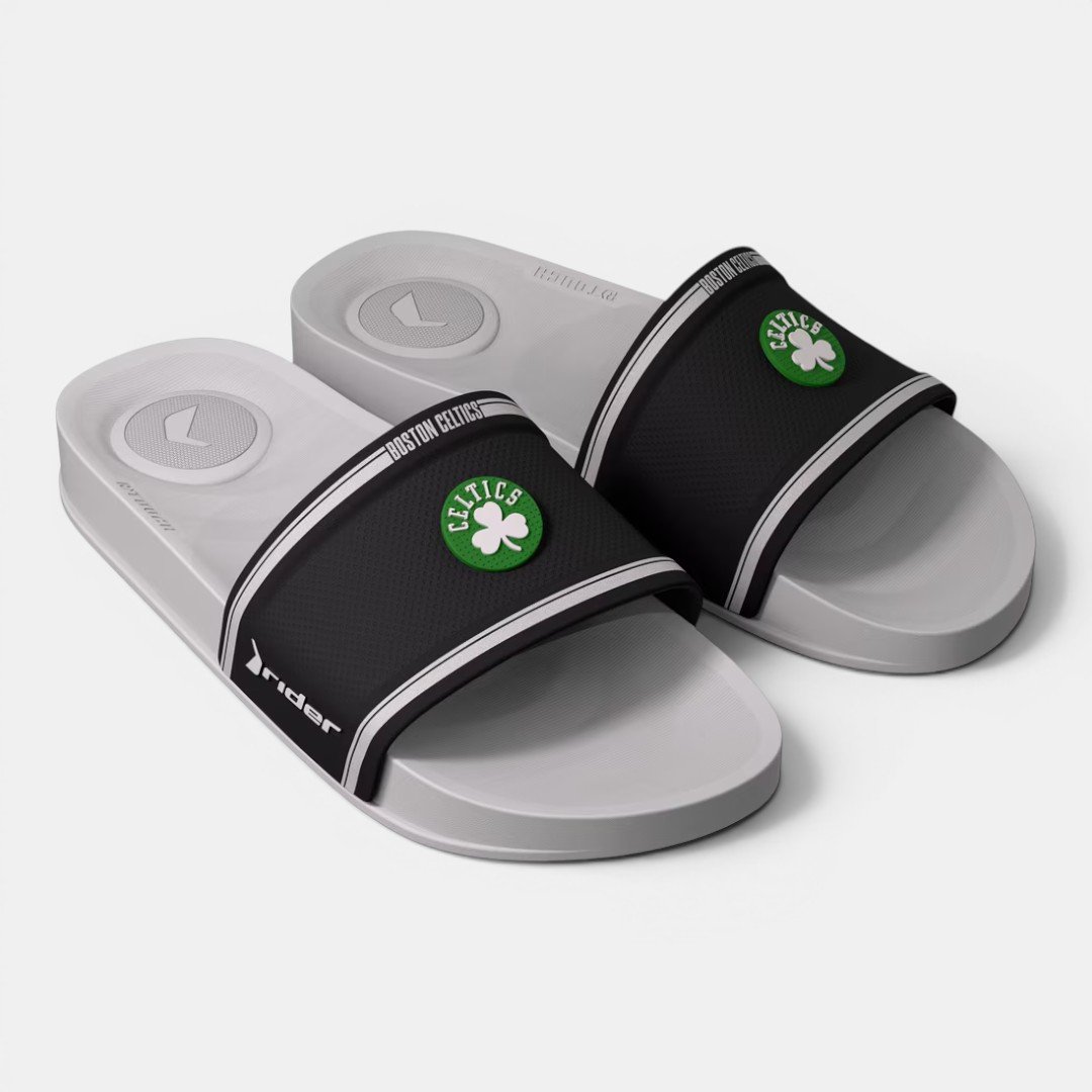 Chinelo Rider Trace NBA Celtics Slide Branco