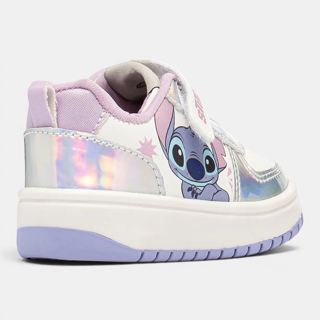 Tênis Disney Stitch Infantil Branco Branco 4