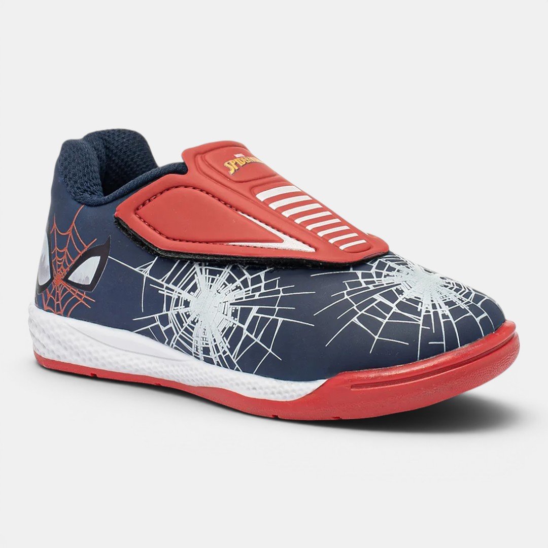 Chuteira Futsal Disney Homem Aranha Infantil Marinho Azul 2