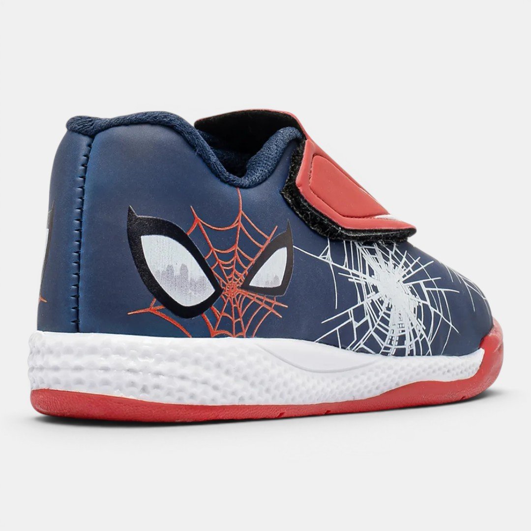 Chuteira Futsal Disney Homem Aranha Infantil Marinho Azul 3