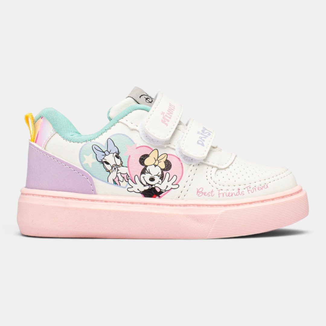 Tênis Disney Minnie Infantil Branco