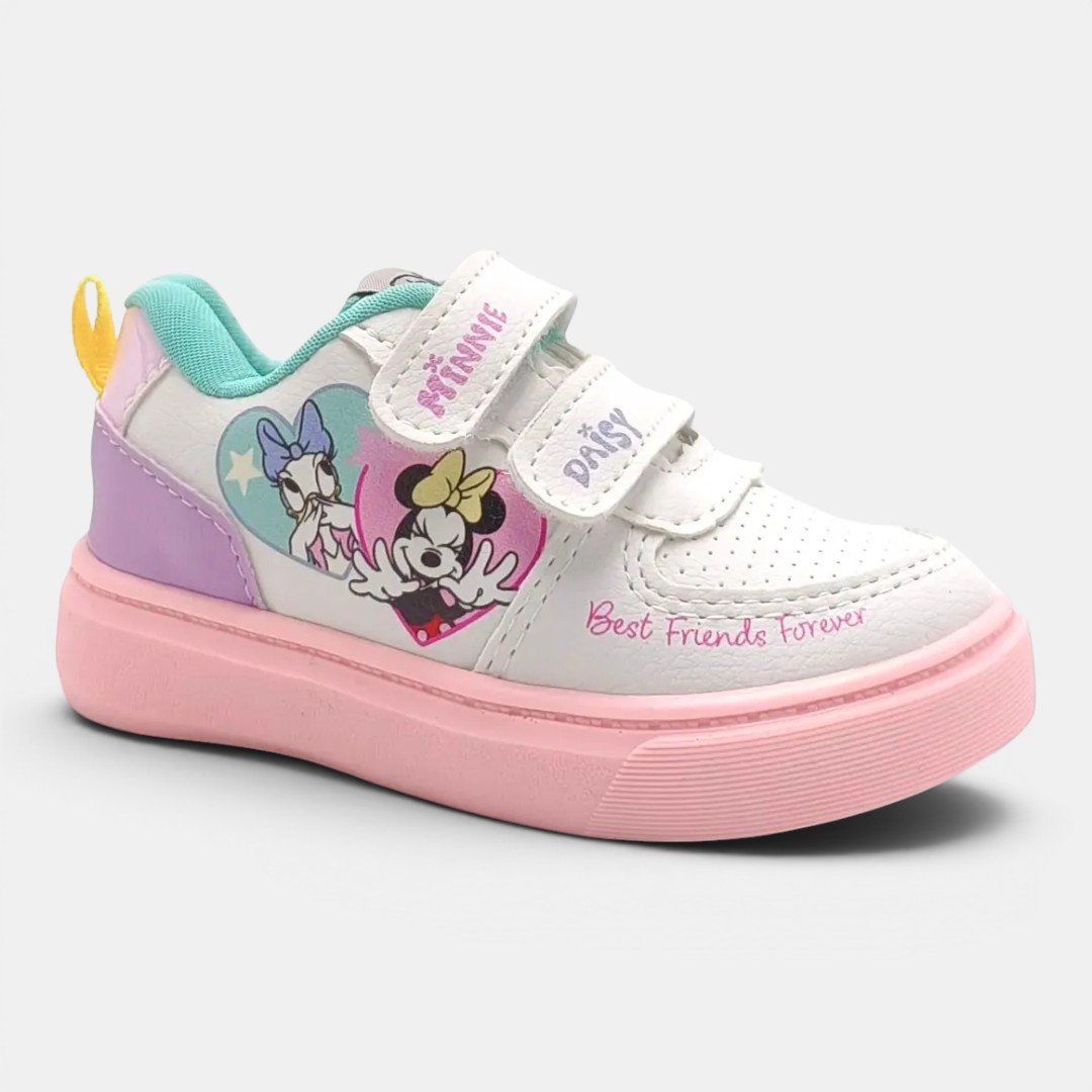 Tênis Disney Minnie Infantil Branco Branco 2