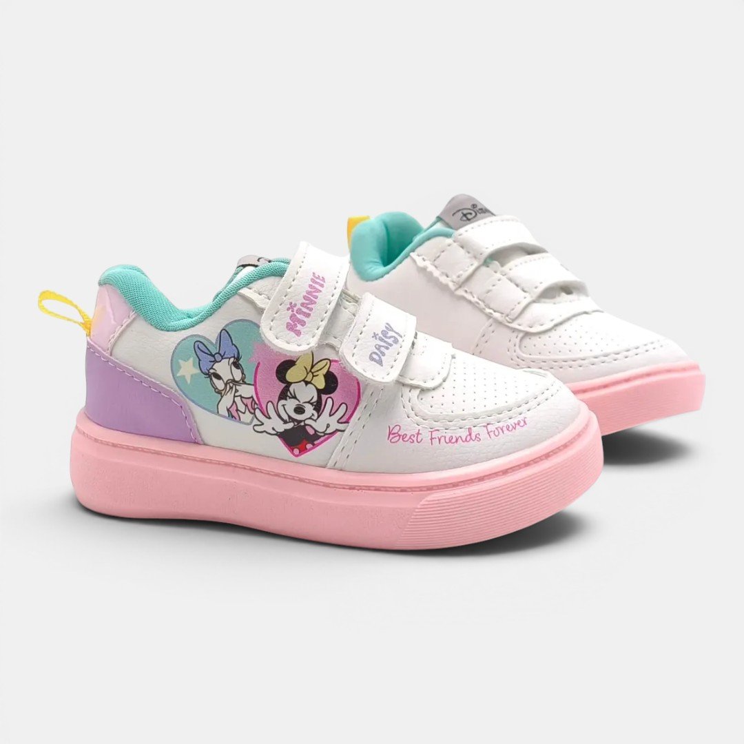 Tênis Disney Minnie Infantil Branco Branco 3