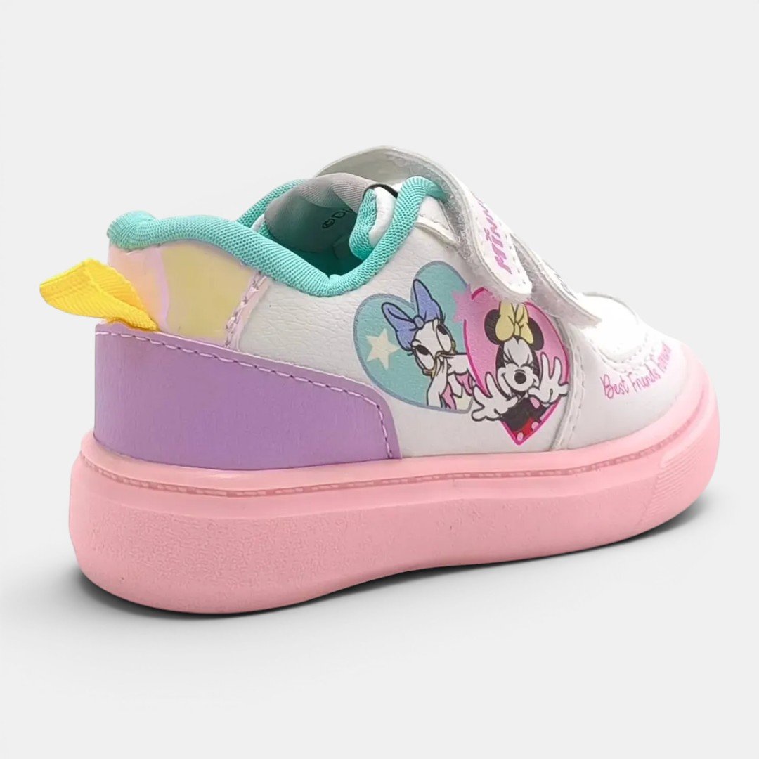 Tênis Disney Minnie Infantil Branco Branco 4
