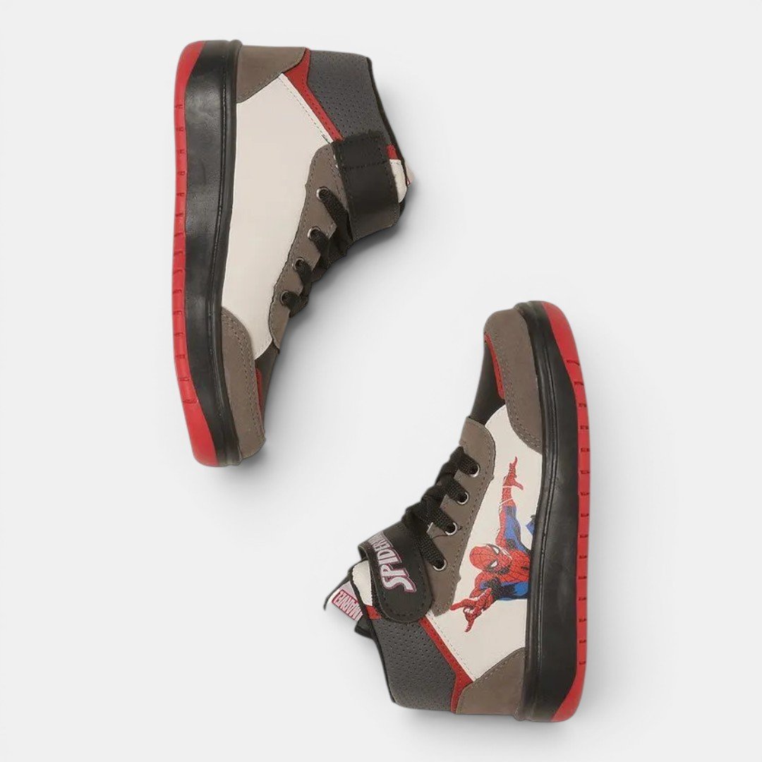 Tênis Disney Homem Aranha Cano Alto Infantil Branco Branco 3