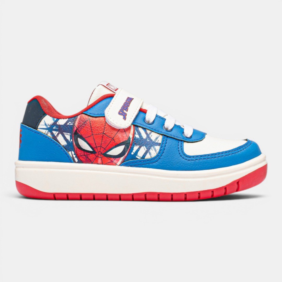 Tênis Disney Homem Aranha Infantil Branco