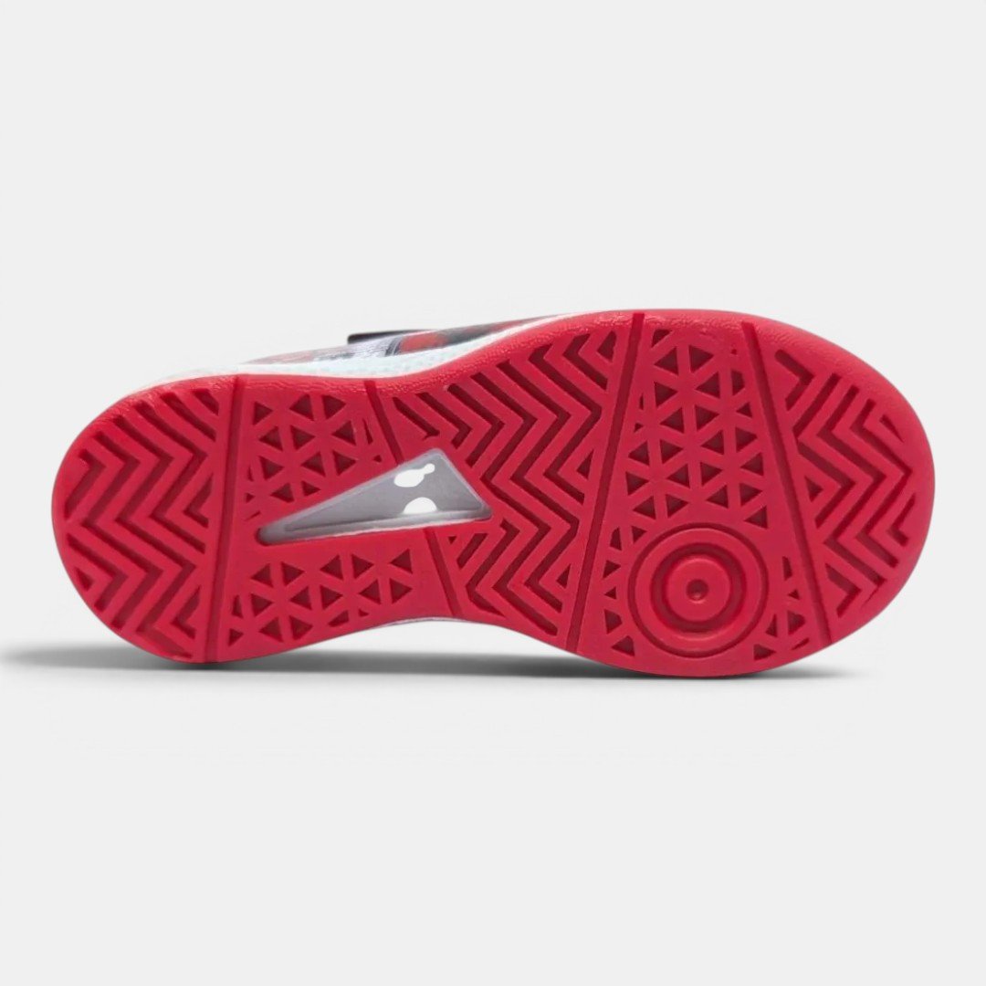 Chuteira Futsal Disney Homem Aranha Infantil Vermelho Vermelho 3