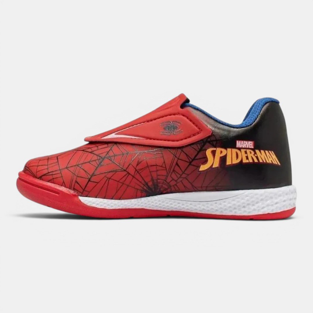 Chuteira Futsal Disney Homem Aranha Infantil Vermelho Vermelho 4